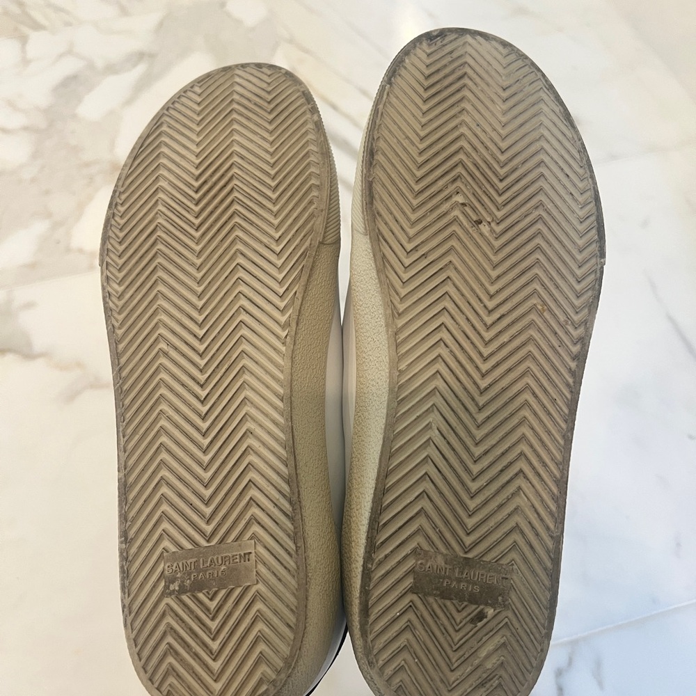 Men’s Saint Laurent Court Classic Sneakers size 43.5 - Picture 4 of 7
